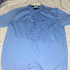 Shirtsleeve button down t-shirt